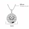 thumbnail image 2 of Colgante de 12 constelaciones, collar de acero inoxidable para hombres y mujeres. MFZFUKR CPB-US-PSF1395-3, 2 of 5