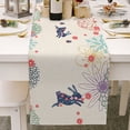 thumbnail image 1 of REK Easter Decor Easter Egg Bunny Table Runner Kitchen Table Decoration Table Cloth Pad Coffee Table Cloth Holiday Banquet Living Room Table Cloth (5), 1 of 6