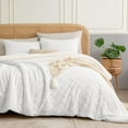 thumbnail image 5 of Twin Comforter Set - Super Soft Sherpa White Comforter for Twin Size Bed, Luxury Warm Bedding Set for Winter, Fuzzy Bed Set 2 Piece (1 Comforter, 1 Pillowcase), 5 of 13