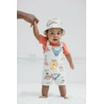 Disney Winnie the Pooh Eeyore Piglet Newborn Baby Boys Short Overalls