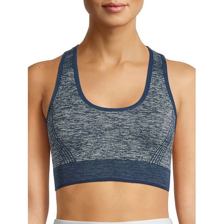 

Avia Women s Medium Support Seamless Racerback Sports Bra