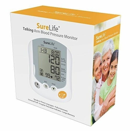 EasyTouch SureLife Talking Arm Blood Pressure Monitor 860214