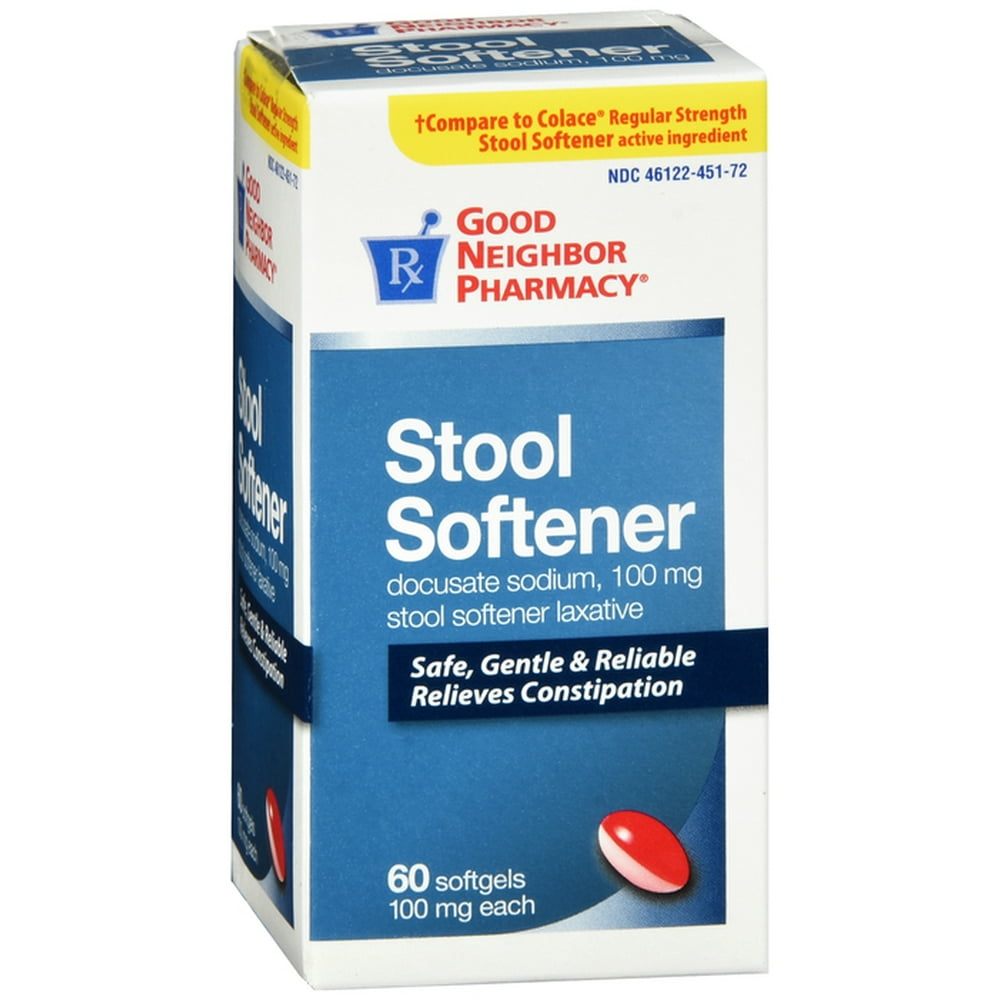 GNP Stool Softener 60 Softgels 100mg