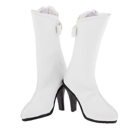 

1/6 Female Artificial Leather Long 2inch - 3 Colors - White 4 x 6cm