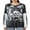 Beige, variant on Michellecmm Women Grunge T-Shirt Vintage Skull Print Long Sleeve Tops Streetwear