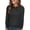 Black, variant on Waffle Knit Shirts for Women Green M