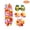 Multicolor, variant on 3.44 Ft Hawaiian Luau Party Leis Set, 5 Pack Tropical Flower Garland Necklace with Pineapple Sunglasses, Blue Floral Headband and Bracelets Supplies