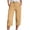 B Yellow, variant on Capri Pants for Women Casual Straight Leg High Waist Capris with Pockets Summer Lightweight Beach Cropped Pants,Sizes S-5XL