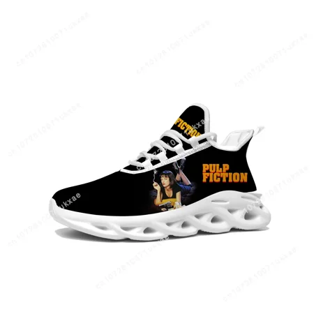 

Pulp Fiction Movie Flats Sneakers Mens Womens Sports Running Shoes High Quality Sneaker Lace Up Mesh Footwear custom made Shoe
