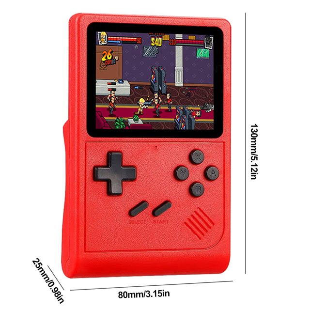 Videojuego portátil GB300 Consola 6000+ Juegos 3.0 en pantalla para niños adultos Rojo