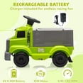 thumbnail image 5 of Garvee Ride on Car, 6V Recycling Garbage Truck Electric Vehicle with Music, Horn, Warning Lights, Recycling Accessories Included, Toddlers Battery Powered Trash Toy for Boys Girls, 5 of 8