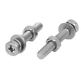 thumbnail image 4 of Unique Bargains M4 x 25mm 304 Stainless Steel  Hex Head Bolts Nuts w Washers 20 Sets, 4 of 4