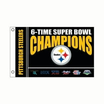 Pittsburgh Steelers 3' x 5' Super Bowl Champions Single-Sided Flag