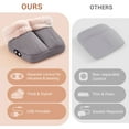 thumbnail image 3 of Foot Warmer with Vibration, Foot Massager Fast Heating for Women & Men, Gray, 3 of 8
