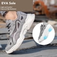 thumbnail image 3 of Sogetch Steel Toe Shoes for Women Lightweight Slip Resistant Safety Work Shoes, 3 of 6