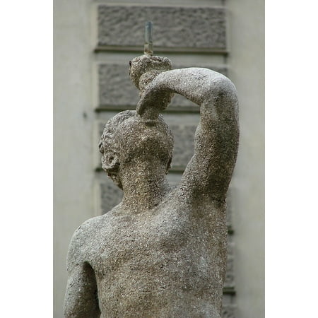 - LAMINATED POSTER Fountain Art Sandstone Architecture Man Sculpture Poster Print 24 x 36