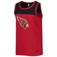 thumbnail image 2 of Men's Starter Cardinal/Black Arizona Cardinals Logo Touchdown Fashion Tank Top, 2 of 3