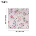 thumbnail image 2 of Paper Easter Napkins Bunny Egg Design Holiday Party Table Decor 20 Count, 2 of 7