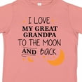 thumbnail image 4 of Inktastic I Love My Great Grandpa to the Moon and Back Boys or Girls Toddler T-Shirt, 4 of 5