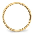 thumbnail image 2 of 10k Yellow Gold 6mm Milgrain Half Round Wedding Band Size 8.5 1M060, 2 of 5
