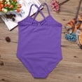 thumbnail image 4 of Eandarui Kids Girls One Piece Spaghetti Strap Camisole Top Ballet Dance Gymnastics Leotard Purple 7-8, 4 of 5