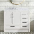 thumbnail image 6 of Ari Kitchen & Bath Huntington 42" Solid Wood Bathroom Vanity in White, 6 of 9
