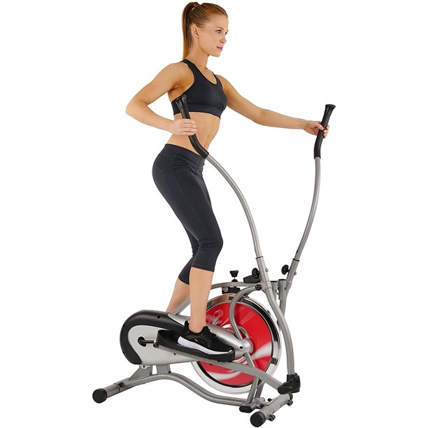 Sunny Health Fitness Sf E905 Elliptical Machine Cross Trainer With 8 Level Resistance And Digital Monitor Enjoy Shopping Cheap