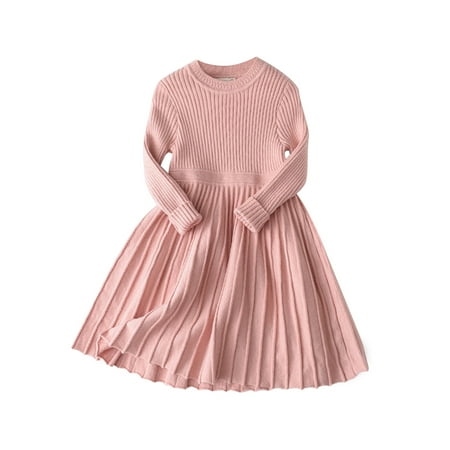 

Fsqjgq Cardigan Size 10 Baby Girls Boys Autumn Knitted Sweater Solid Ribbed Long Sleeve Sweater Dress Clothes Winter Sweaters with Hood for Girls 4T Cotton Pink 130