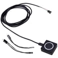 thumbnail image 2 of PC Power Button Desktop Power Switch PC External Start Power on/Off Button Magnetic Self-Reset Button Metal Shell RGB, 2 of 5