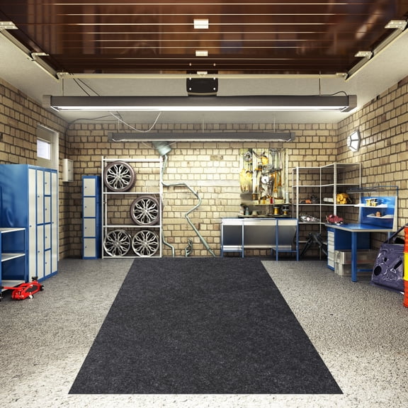 20' x 7'5" Multi-Purpose Garage Floor Mat, Absorbent Oil Pad, Premium Maintenance Mat,Protective Flooring for Under Cars,