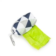 Diaper Bag Dispenser with 80 Disposable Unscented Waste Bags (4 Refill Rolls) for Baby and Toddler Poop or Dirty Clothes