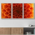 thumbnail image 2 of wall26 Framed Canvas Print Wall Art Orange Chrysanthemum Flower Petal Close Up Floral Botanical Photography Modern Rustic Relax/Calm Colorful for Living Room, Bedroom, Office - 16"x24"x3 Wh, 2 of 5
