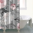 thumbnail image 5 of Waterproof Pioneer Shower Curtain 84x72 Inch Polyester Unique Colorful Floral Shower Curtain for Bathroom Hotel Home Decor with 12 Plastic Hooks, 5 of 5