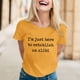 thumbnail image 2 of Camiseta con estampado sarcástico para mujer - Camiseta informal de manga corta con frases divertidas, 2 of 5