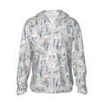 thumbnail image 1 of Vsdgher Sweat à Capuche Imprimé Orignal Blanc pour Hommes et Femmes, Manches Longues Protection Solaire Pêche Course Natation-TTG, 1 of 7