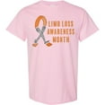 thumbnail image 3 of Inktastic Limb Loss Awareness Prosthetic Leg and Arm Orange Ribbon T-Shirt, 3 of 5