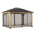 thumbnail image 4 of Sunjoy Universal Mosquito Netting for 11 ft. ×13 ft. Wood-Framed Gazebos, 4 of 6