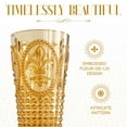 thumbnail image 3 of Elle Decor Acrylic Water HiBall Tumblers, Set of 4 25 Oz - Amber, 3 of 5