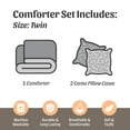 thumbnail image 2 of Regal Comfort Orange Twin 2 Piece Comforter Set (1 Comforter and 1 Pillow Sham), 2 of 2