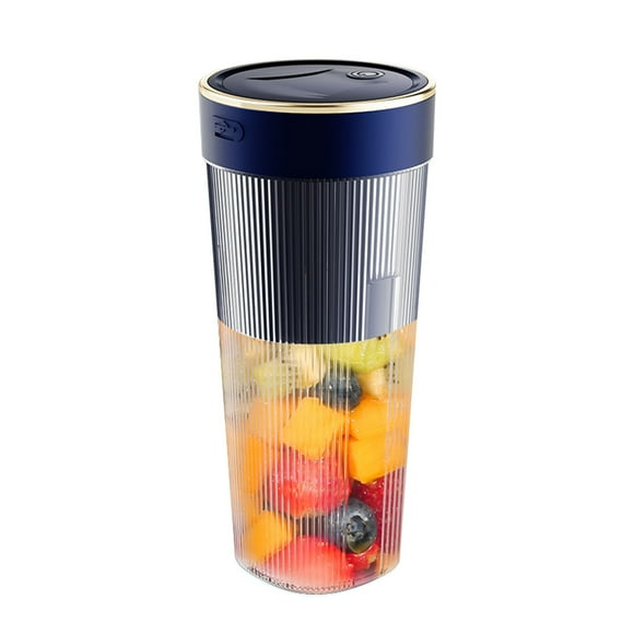 Portable Blender Usb Rechargeableportable Blenders ,Personal Blend-Er for Shakes And, Fruit Juicer Usb Rechargeable with 6 Blades, Handheld Blenders for Sports Travel and Outdoors