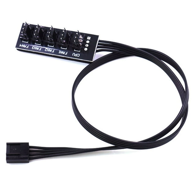 Cable adaptador de extensión para ventilador de CPU Winyuyby de 40 cm, 1 a 5, 4 pines, Molex TX4 PWM, divisor de concentrador de CPU, chasis de PC, enfriador