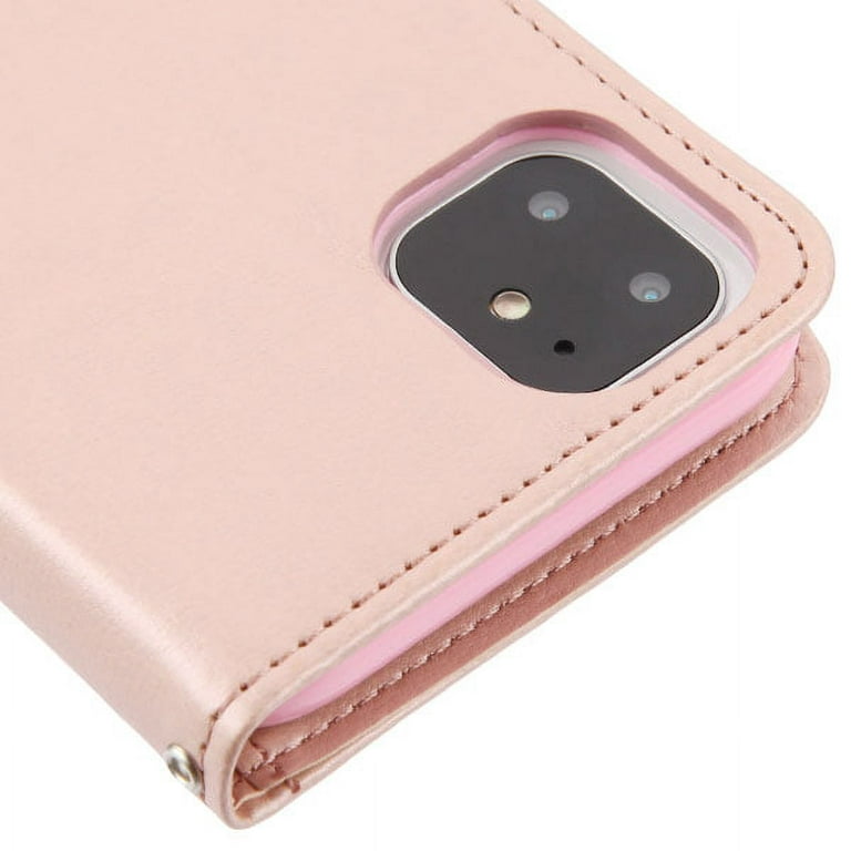 iPhone 11 Case, Cellularvilla Diary Style Pu Leather Wallet [Card Slot] [ Square-Pattern] [Magnetic Closure] [Wristlet] Flip Stand Case For Apple iPhone  11 