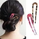 thumbnail image 4 of Horquilla francesa en forma de U con dos puntas, pinzas para el cabello en forma de U, Pin de concha de tortuga, pasadores en U para mujeres y niñas, peinados, 4 of 5