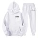 thumbnail image 3 of WILLBEST Sudaderas En Pareja Conjunto De Sudadera con Capucha Deportiva De Manga Larga con Estampado De Letras Informal De Moda De Otoño e Invierno para Hombre y Mujer Grande, 3 of 3