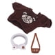 thumbnail image 1 of Doll Sweater Set, Pretend Play Soft Hair Band Baby Doll Clothes Washable Fashionable Prevent Deformation With Bag For 11.8 Inch Girl Dolls ANGGREK CH2013, 1 of 8