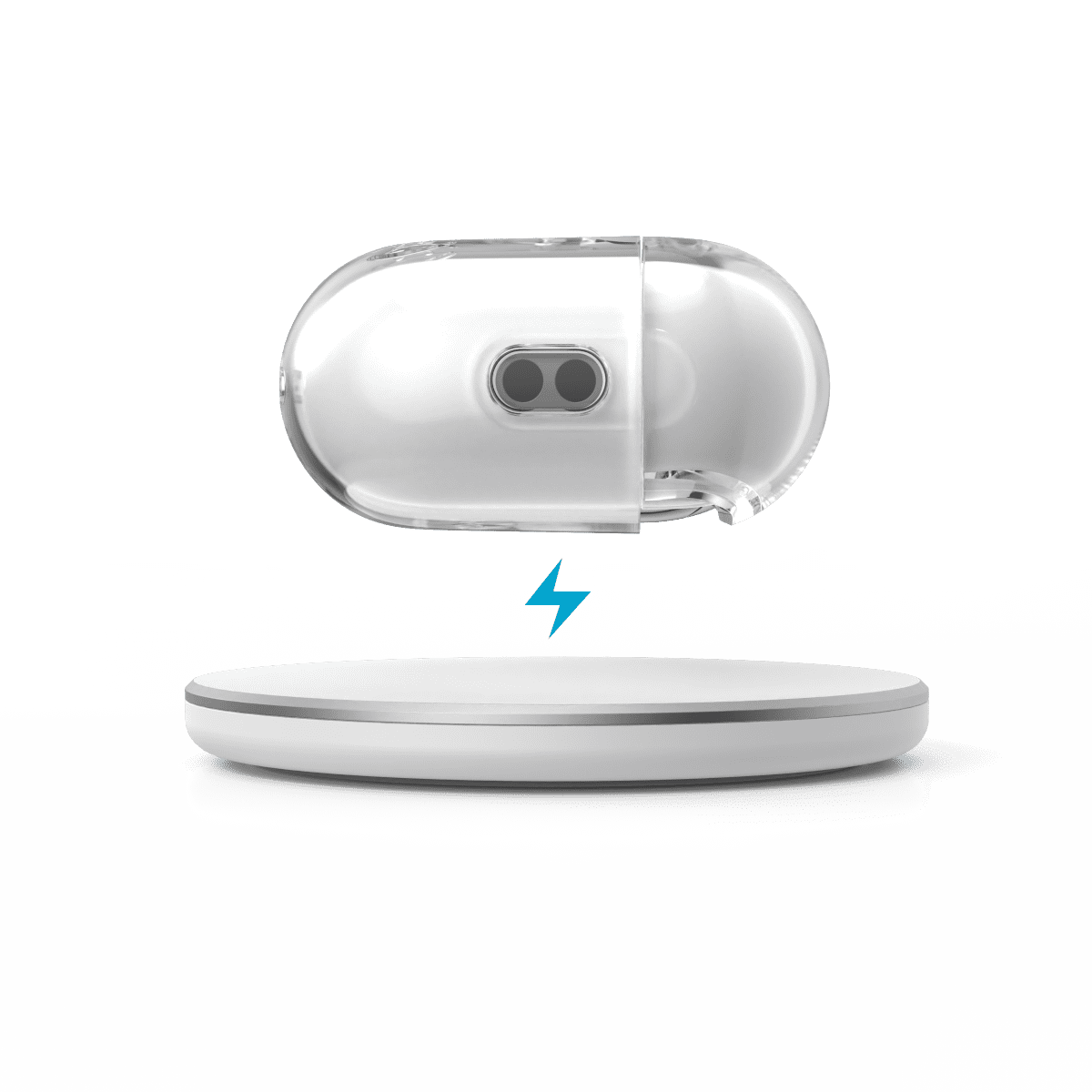 Speck Airpods Pro 2ND GEN Presidio Clear case in Clear/Bright Silver