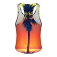thumbnail image 3 of Gifts for Men! Titcea Tank Tops Men Palm Tree Printed Round Neck Sleeveless Thin Strap Leakage Back Shirts Hawaiian Beach Holiday T Shirts Summer Casual Tank Top, 3 of 4