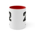 thumbnail image 2 of There will never be another Clark #22 Basketball Accent Coffee Mug,11oz, 2 of 4