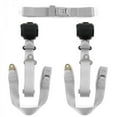 thumbnail image 1 of Chevy Chevelle 1968-1972 Standard 3 Point Gray & Grey Retractable Bench Seat Belt Kit - 3 Belts, 1 of 1