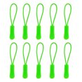 thumbnail image 2 of Tirador de la cremallera Sunnimix 20pc plástico con cremallera deslizante verde negro, 2 of 6